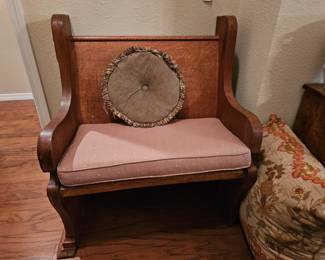 Small church pew