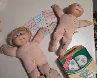 Cabbage Patch dolls with birth certificates