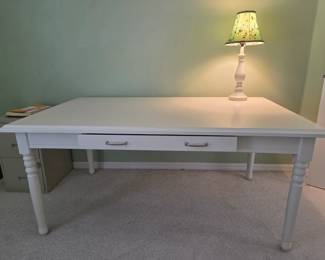 Desk: 66in wide X 40in deep X 30in tall