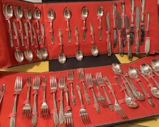 Rogers Bros silverplate flatware set
