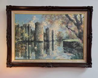 Bodiam Twilight by Marty Bell