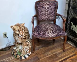 Life size vintage Townsend cheetah