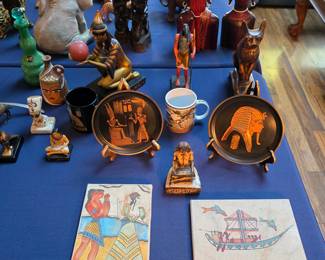 Cultural decor and collectibles from Africa, Egypt, and more