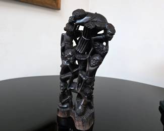 African Makonde Tree of Life carving