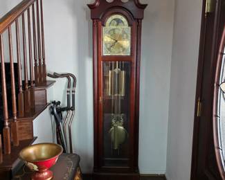 Ridgeway dark cherry grandfather clock
