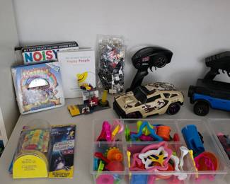 Children's toys, books, and games