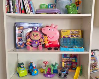 Children's toys, books, and games