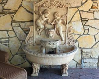 Gorgeous outdoor water fountain
