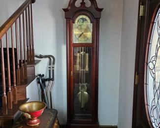Ridgeway dark cherry grandfather clock