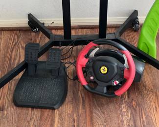 Thrustmaster Ferrari 458 racing wheel and pedals for Xbox