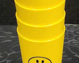 Smiley face cups