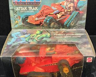 Old store stock new in box Masters of the Universe Attak Trak