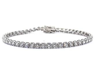 NEW! 7 Carat Diamond Tennis Bracelet