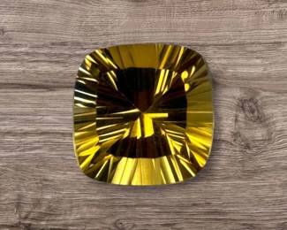 11.91 Carat Natural Citrine (Fancy Starburst Cut)