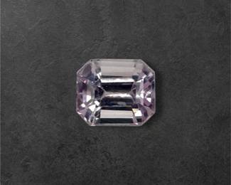 4.34 Carat Natural Kunzite (Emerald Cut)