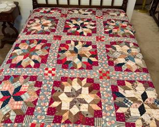 Prairie Shooting Star Patchwork Quilt