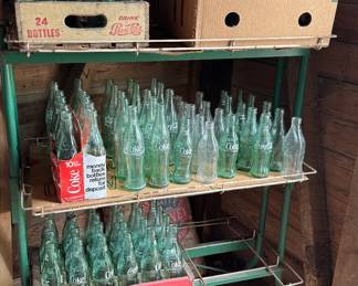 Various coke bottles