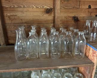 Glass Milk jugs