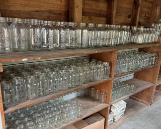Hundreds of Mason Jars
Ball, Kerr, Chattanooga Glass, Anchor, more