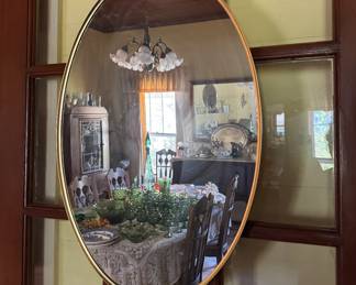 Oval mirror