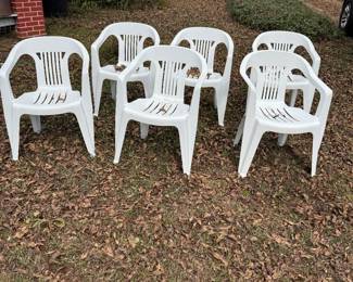Plastic garden chaird