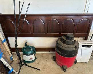 Bed Head Board - Shop Vac - Pole Lights