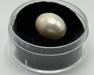 12.19mm Pearl; Full Drilled