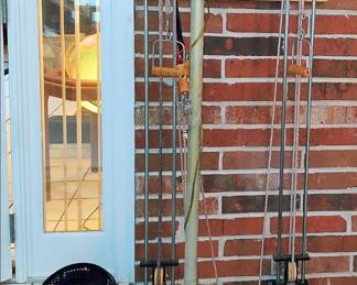 Floor Lamp, Exercise Equipment