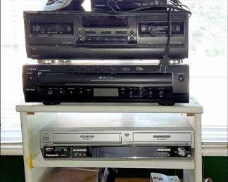 Autio and Video Components. There are lots. And Speakers wherever you look.