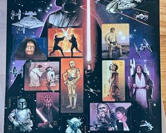 Star Wars Stamp Collection