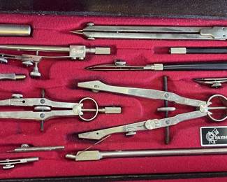 Vintage Drafting Set 