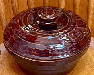 Marcrest Daisy Dot Brown Stoneware 