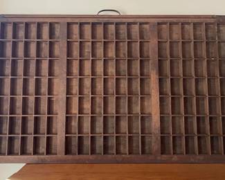 Vintage Letterpress Tray
