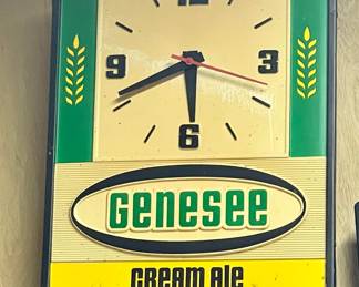 Genesee Cream Ale Clock/Sign