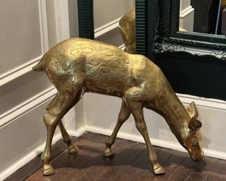 brass deer