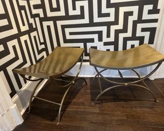 ballard brass stools
