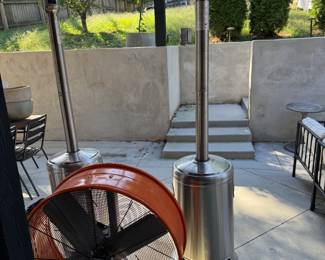 out door heaters and industraial fan