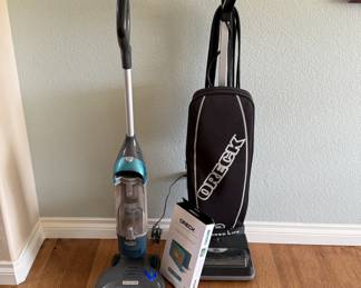 Lot #81 Shark Rotator Vacuum Cleaner with Oreck XL Upright Vacuum and Cleaning Kit
