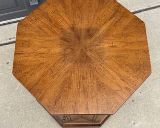 Lot #43 Henredon Hexagon Side Table -