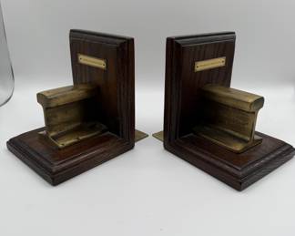Colorado Mine Rail Bookends