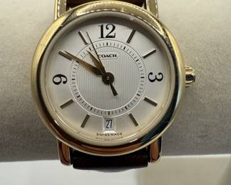 Lot #203 Coach Watch with Date Dial - Works!