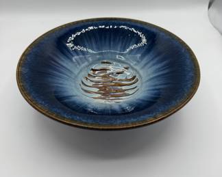 Lot #195 Bill Campbell pottery Studios bowl 10 1/2โ