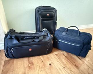 Lot #407 Luggage Collection Including Swiss Gear and Vera Bradley