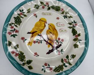 Lot #181 Huge Lot of Kitchen Serving Dishes Anthropologie, Mexican Pottery, and more!