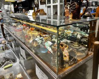 Custom Commercial Display… (2) matching
(Also, matches the 8’ Display)
Vintage/antique / has 9 drawers behind for great storage  / Cabinet 22” deep
