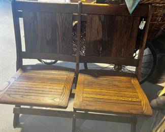 Antique Theatre Seats / restored 