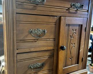 Sm Eastlake Cabinet antique/nice condition 