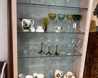 Backlit Display Cabinet w/glass shelves
Measure ment soon