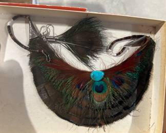 Peacock Feather Choker & earrings
Enlarge