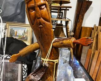 Artist Carved / Santa / Monk